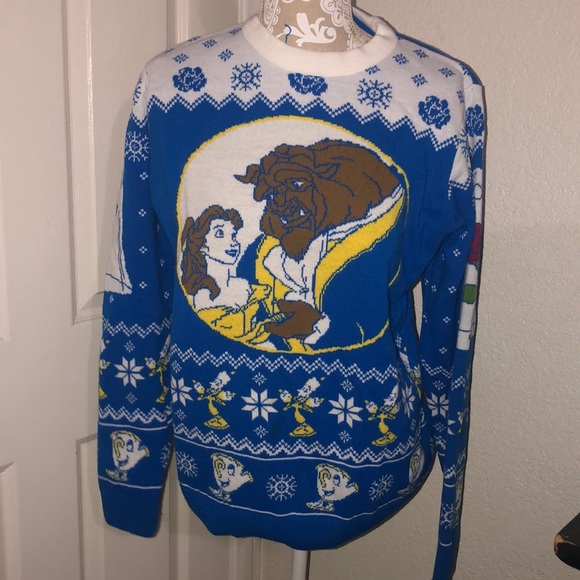 beauty and the beast christmas jumper